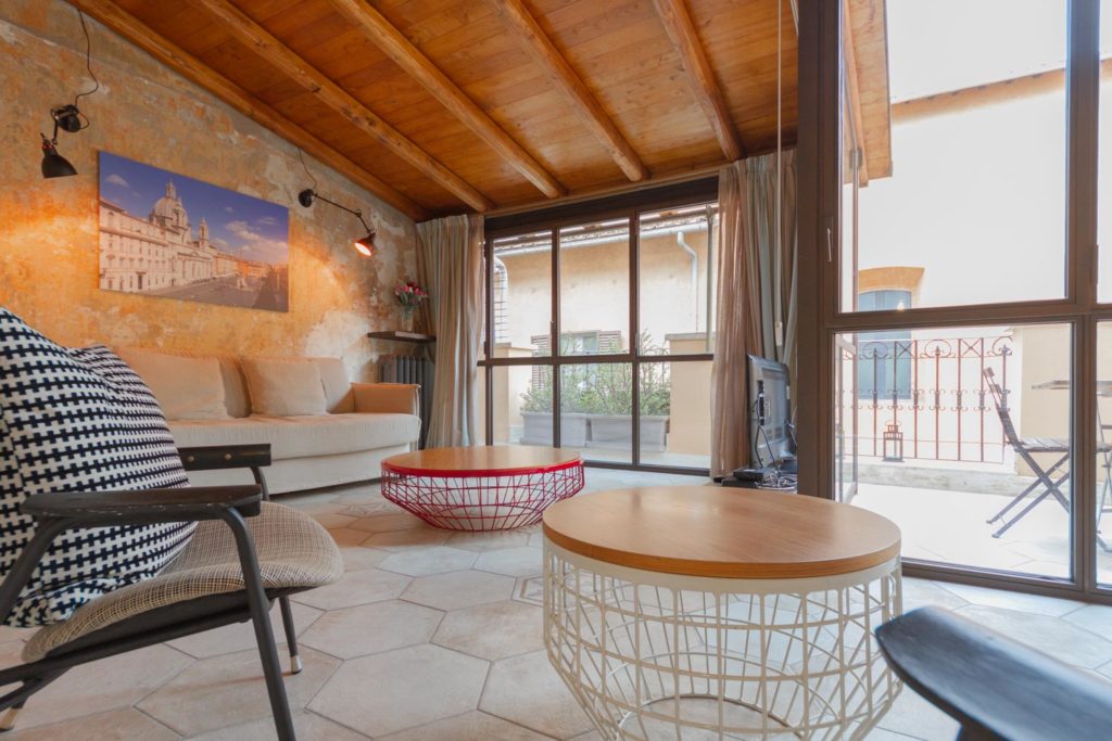 affitto attico roma piazza di spagna 