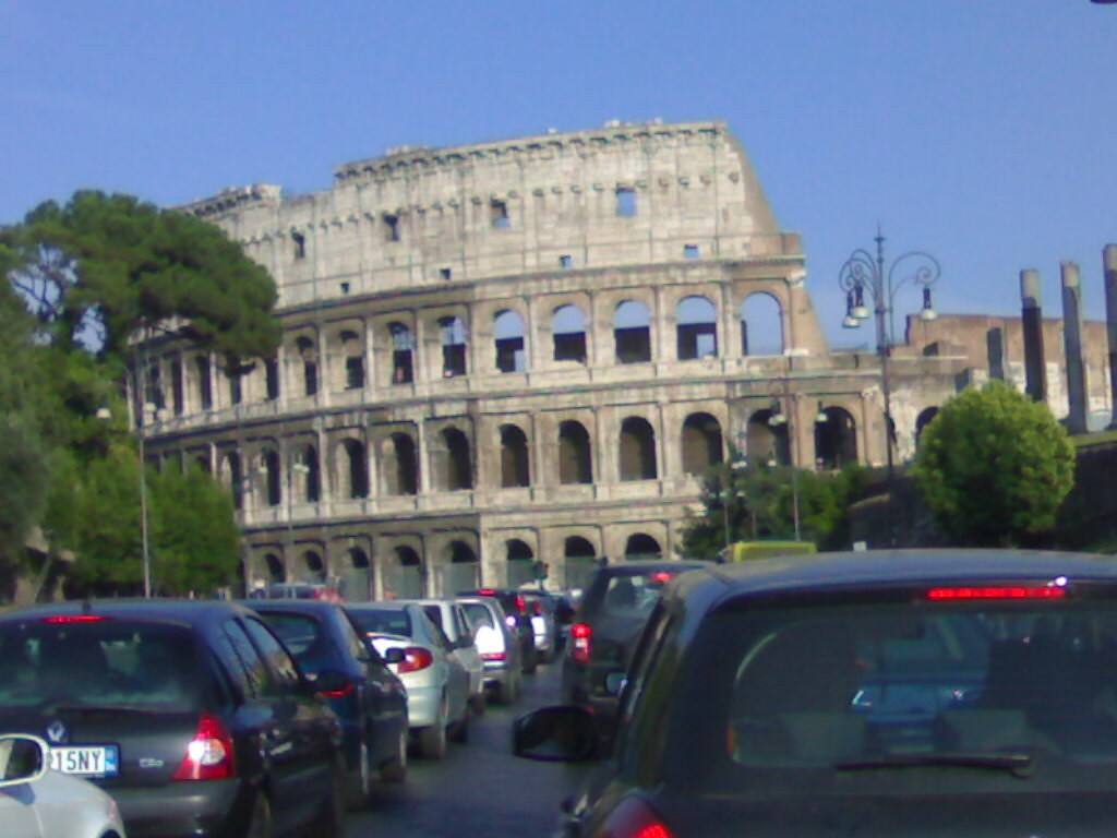 Strisce blu a Roma