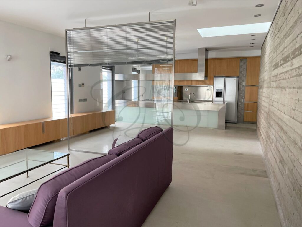 The home cinema room in a luxury villa for sale near Rome, offered by Class & Country Homes.