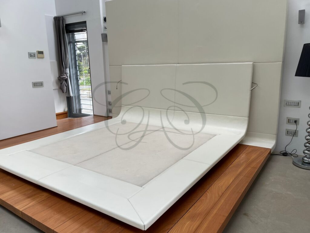 The spa bathroom of the master suite in a luxury villa for sale in Casal Palocco, Rome.