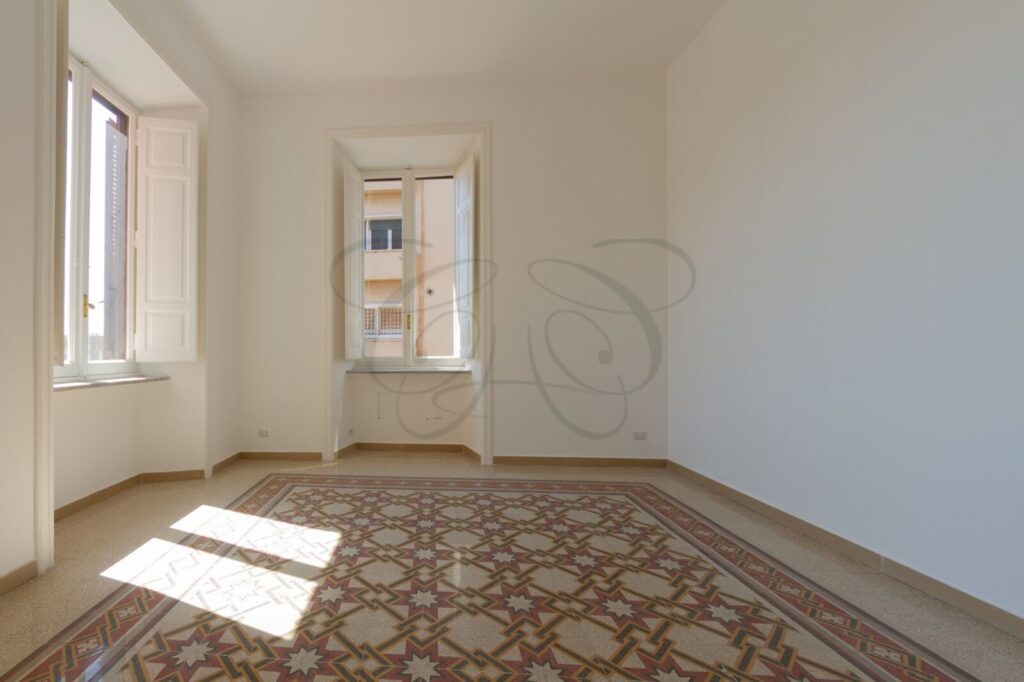 Dettaglio degli interni ristrutturati in appartamento affittato da Class & Country Homes a Roma Pinciano.