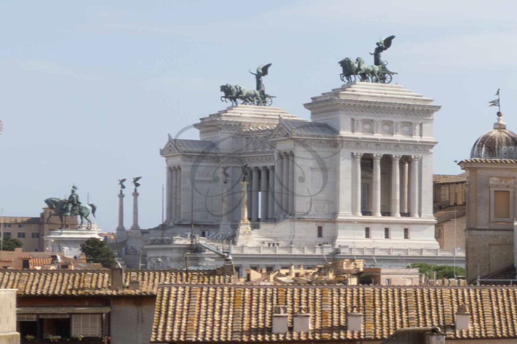 View of Vittoriano (Altare della Patria) from the penthouse terrace - Class & Country Homes.