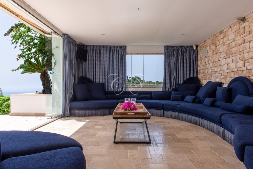 Roca Llisa Ibiza luxury villa for sale — lounge