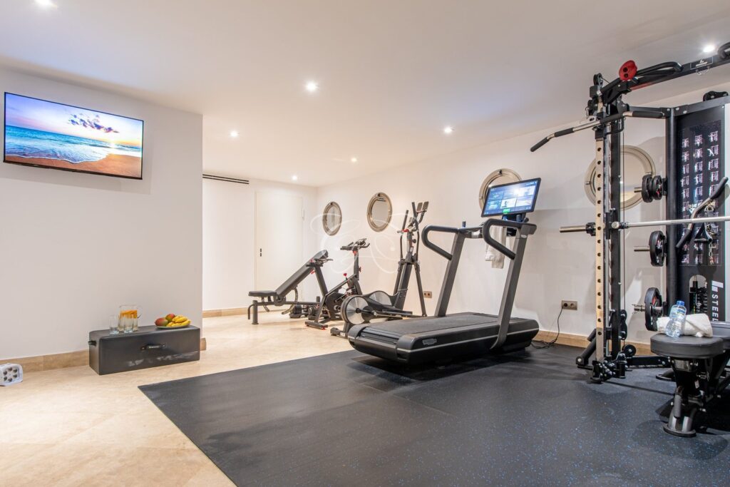 Roca Llisa Ibiza villa vendita lusso — palestra
