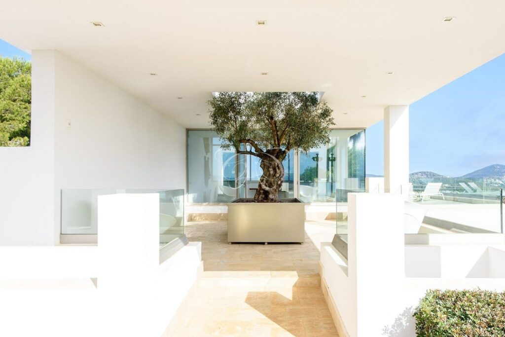 Roca Llisa Ibiza villa vendita lusso — portico